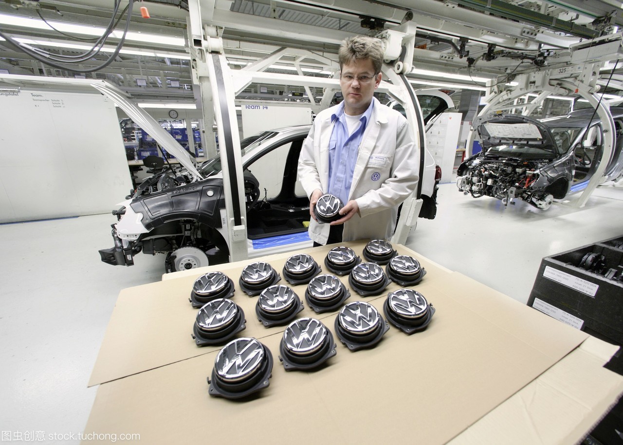 大眾汽車公司volkswagenag在沃爾夫斯堡工廠生產(chǎn)客車,最終組裝大眾tiguan,運動型多功能車,沃爾夫斯堡,下薩克森州,德國,歐洲